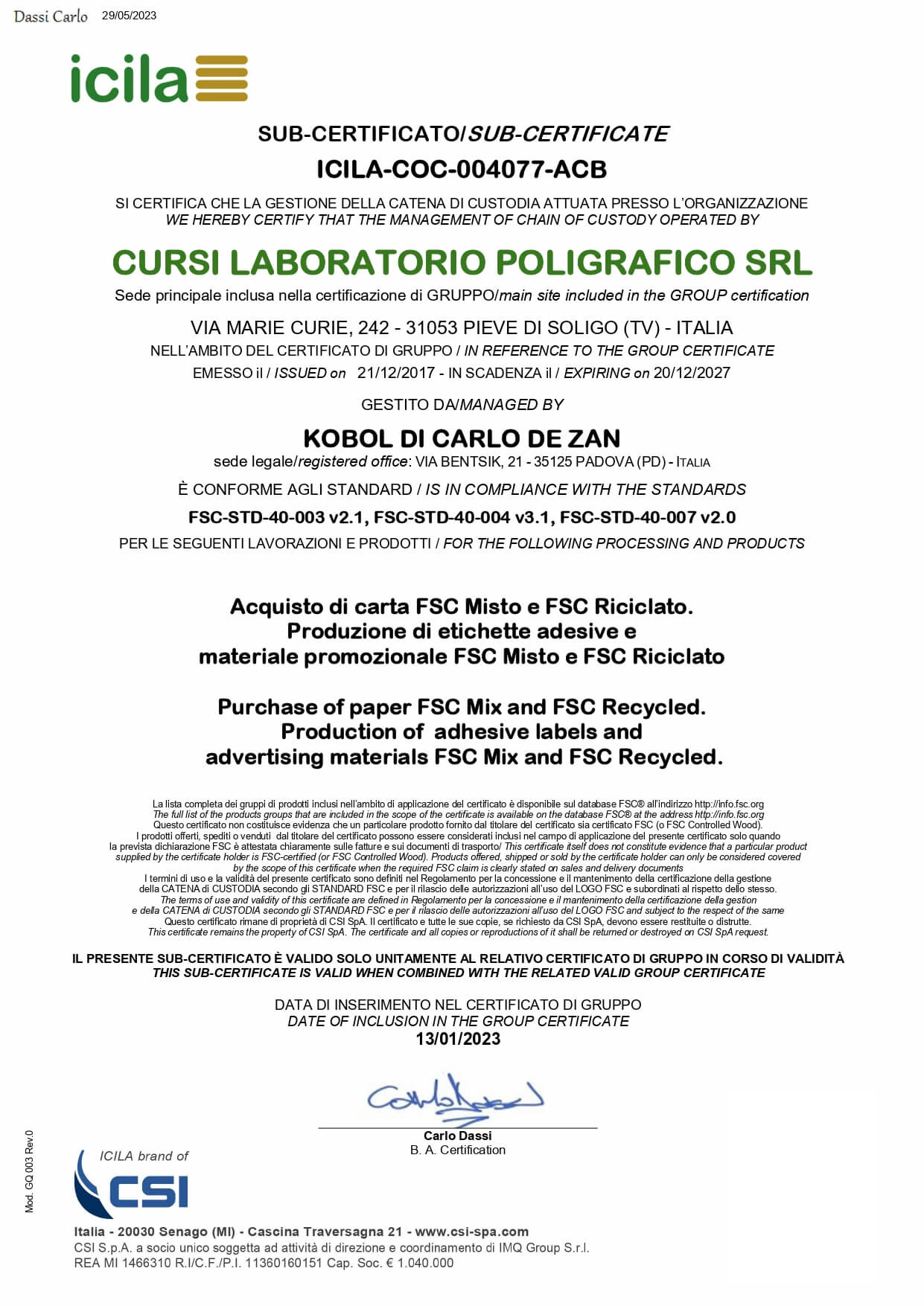 ICILA-COC-004077-ACB